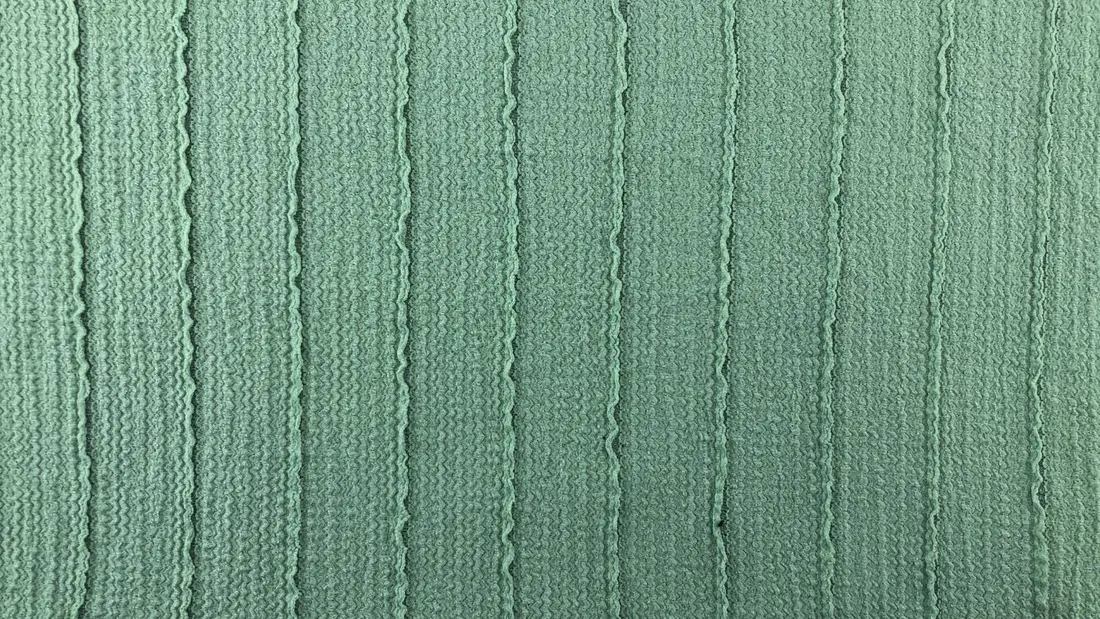 Mint Renk Likralı Naylon Dantel, İthal