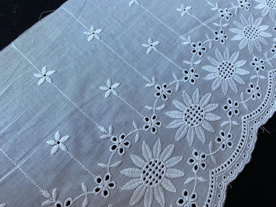 Yerli Mat Polyester Vual Brode Bant, 20 cm