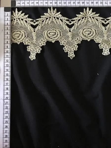 Gold Simli Güpür İthal Polyester Brode