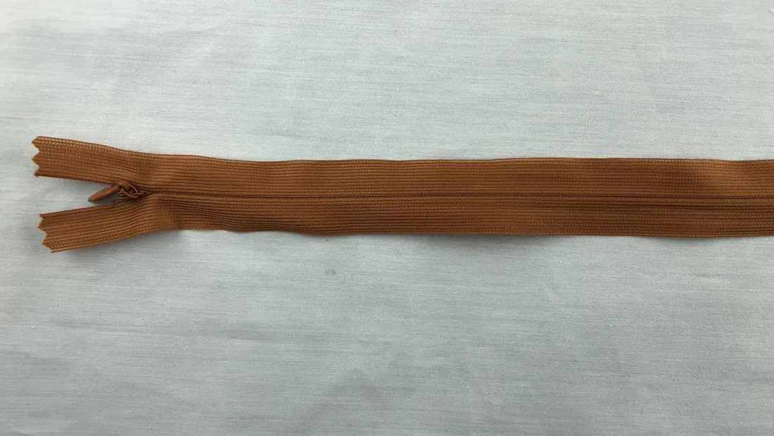 Hardal Gizli Fermuar, 49 cm