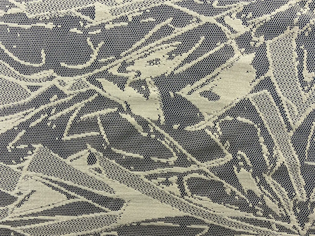 Bej Renk Yerli Polyester Dantel