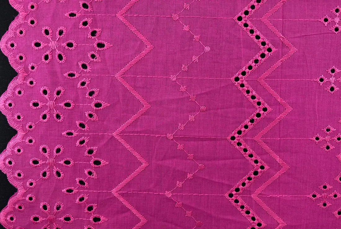 9887 Brode · Yerli · Lez · Vual · Mat Polyester · Fuşya · 130 Cm