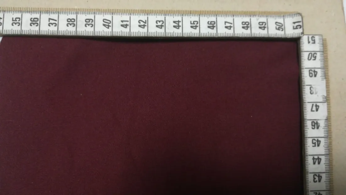 Bordo Astar Kumaş, Polyester, 70 Denye, 165 cm