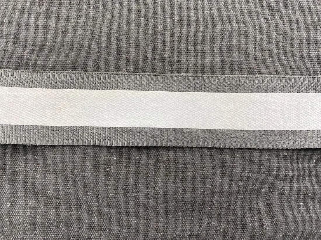 Şerit İthal Bant Reflektör Siyah-Gri 3 CM