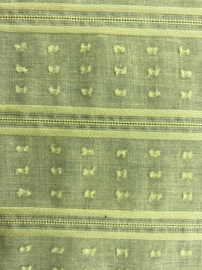 19374 Kumaş · İthal · Lez · Polyester · Vual · Yellow · 135 Cm