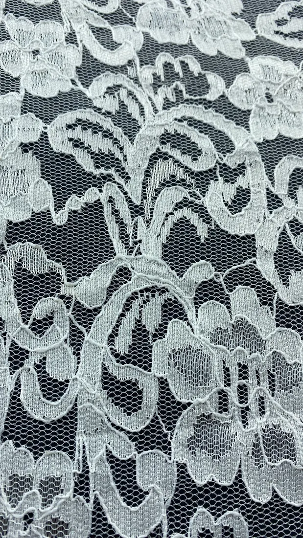 Cm Ham Renk Polyester Dantel
