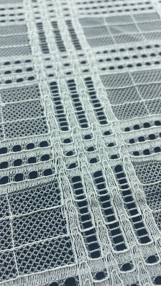 9187 Dantel · İthal · Lez · Pamuk Naylon · Kordlu · Fikse · 150 Cm
