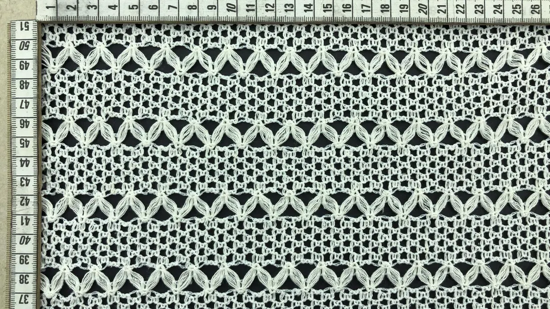 Ham Pamuk Polyester Dantel