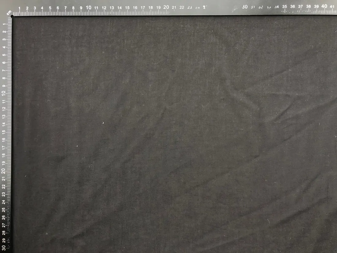 Siyah Renk Pamuk Vual Brode, Astar, 150 cm