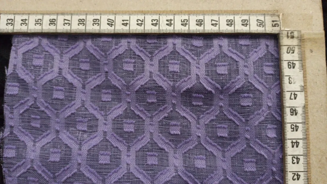 Lila Renkli Dokuma Polyester Kumaş