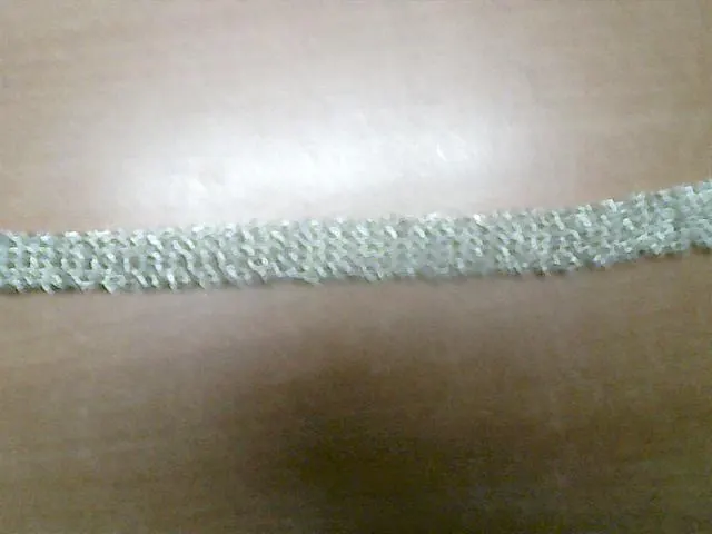 Simli Gold Dardokuma Şerit - Yerli Polyester, 10 mm (3049)