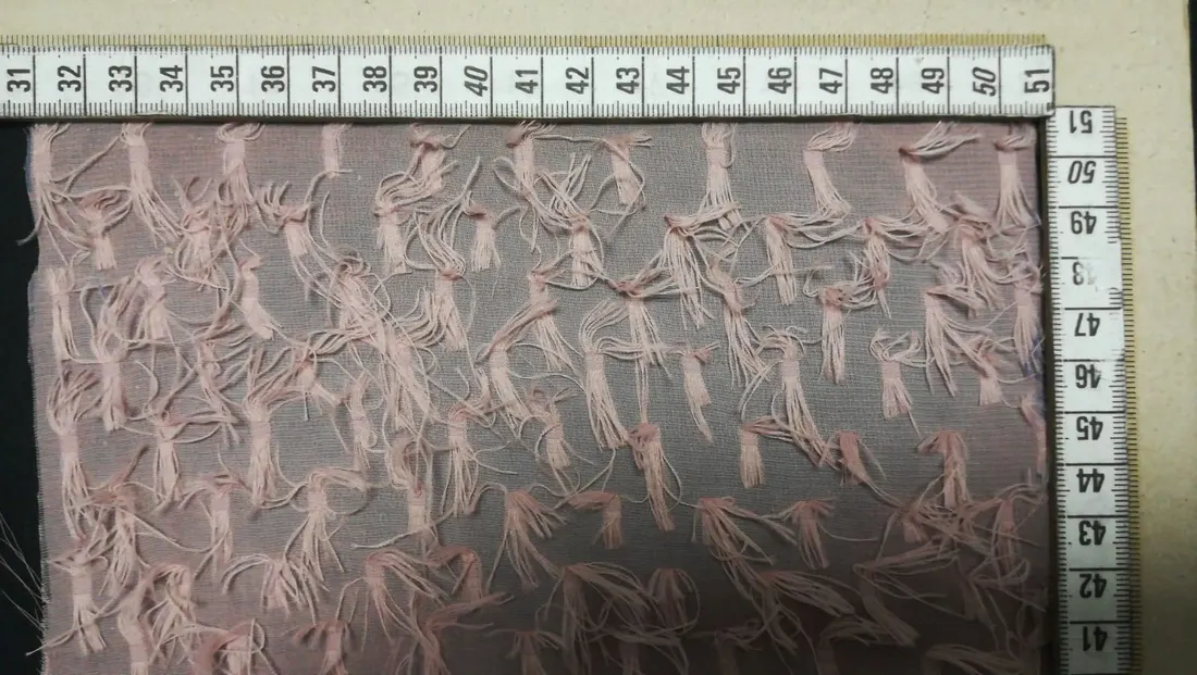 Cut jacquard