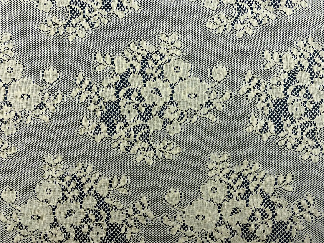 Bej Polyester Dantel