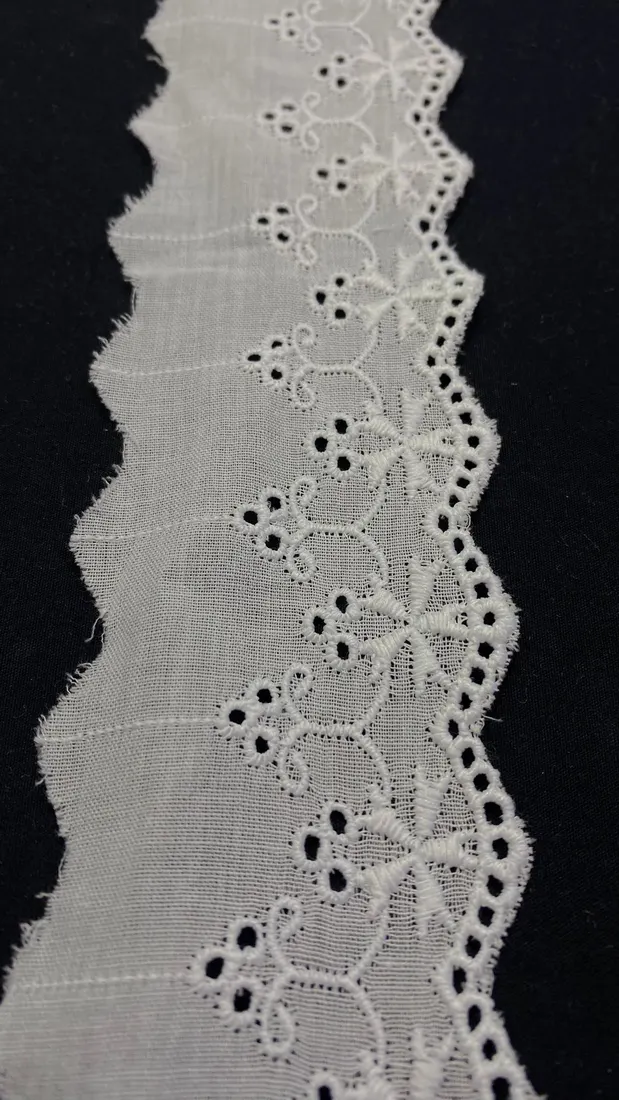 6 cm Kasar Mat Polyester Vual Yerli Brode Bant