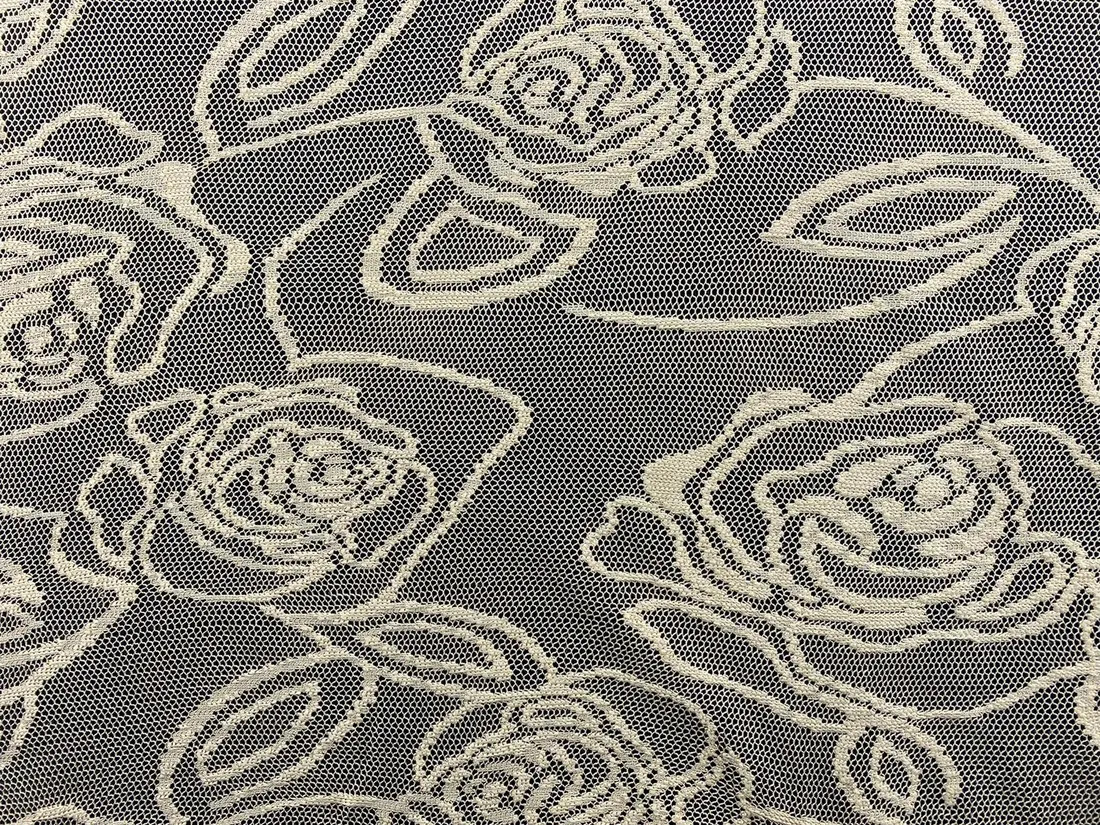 Bej Mikro Polyester Yerli Dantel