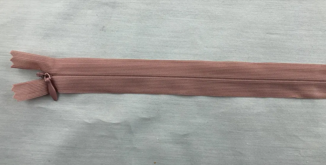 7427 Gizli Fermuar · 43,5 Cm · Pudra