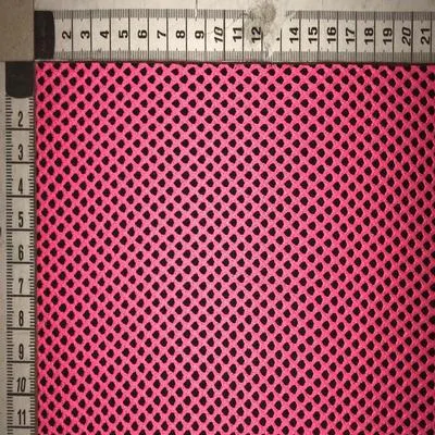 Neon Pembe Naylon File Kumaş - 140 cm