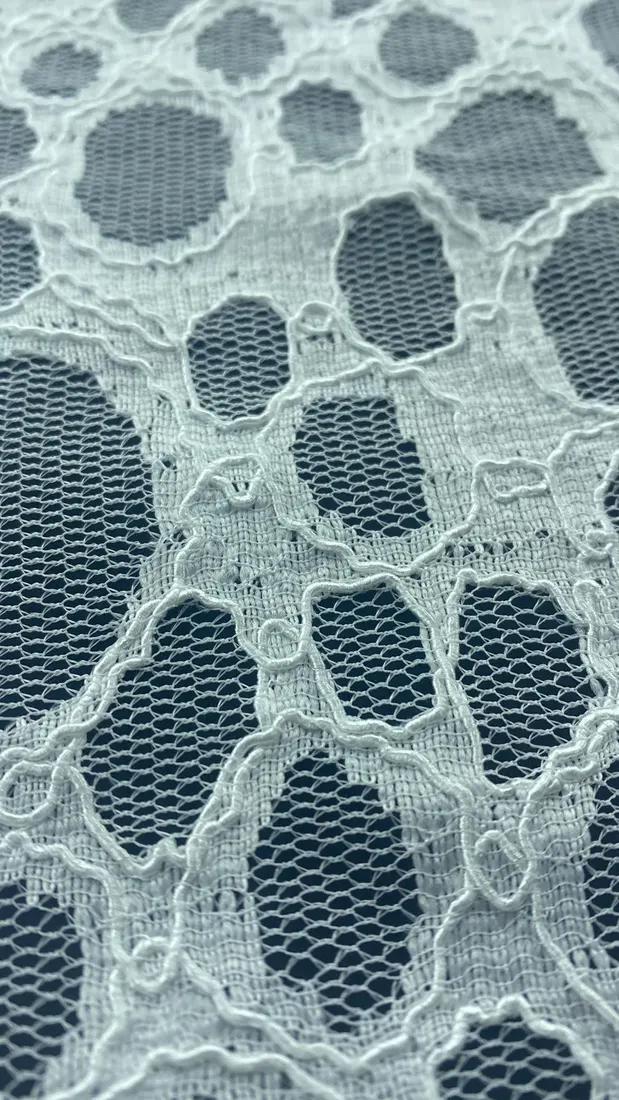 Rijit Fiks Kordlu Polyester Dantel, Yerli