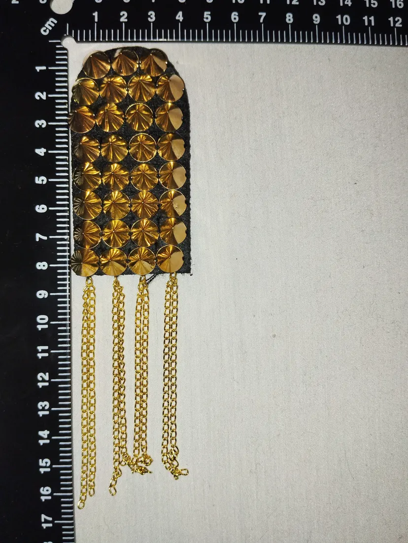Gold Zincirli Broş Aksesuar