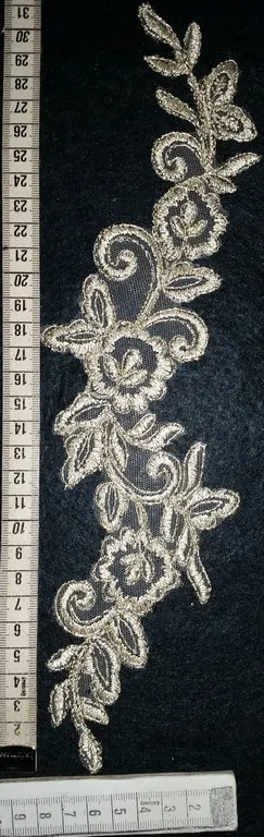 2988 · Brode · Aplik · Polyester · Kordlu · 12806 · Düz · Digital · SAX-TURUNCU