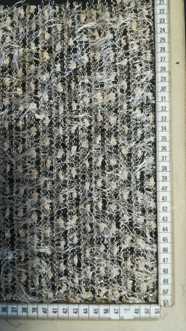 Bej Saçaklı Polyester Kumaş, 150 cm