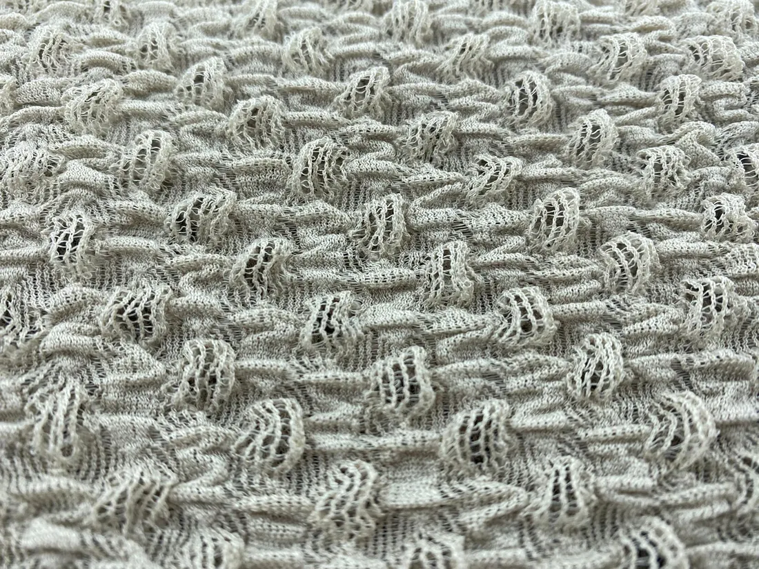 Dantel Kumaş – Polyester – Koyu Bej – Bürümcük – 148 cm
