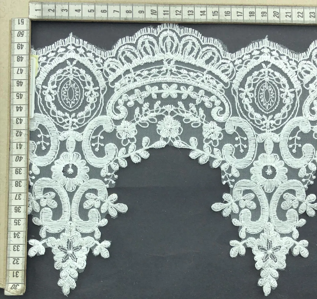 4439 Brode · İthal · Bant · Polyester · Kordlu · B24389-1 · Siyah