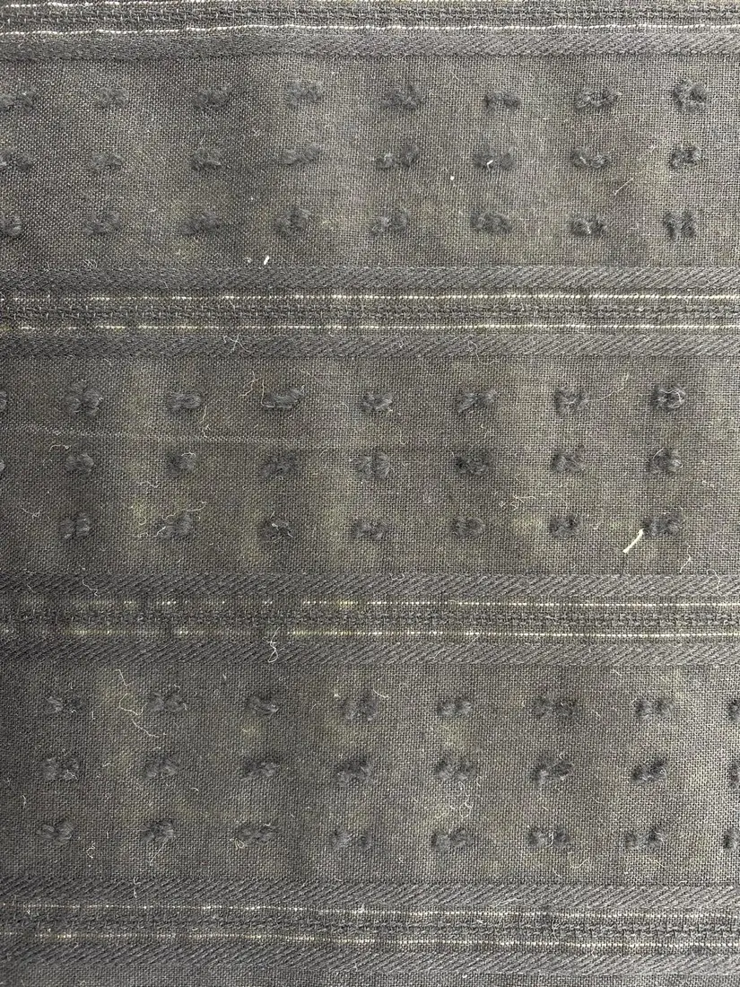 19374 Kumaş · İthal · Lez · Polyester · Vual · Black · 135 Cm