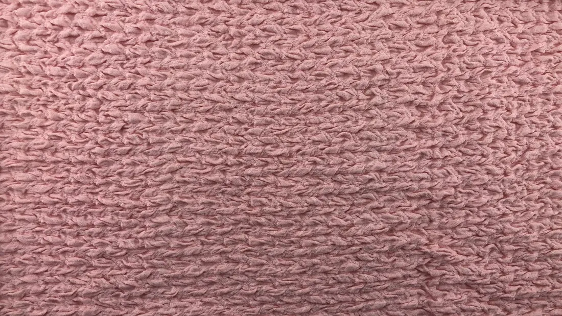 Likralı Pembe Pamuk Naylon Dantel, İthal, 120 cm