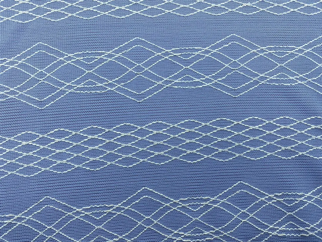 Bebe Mavisi Pamuk Polyester Dantel, Yerli, 145 cm