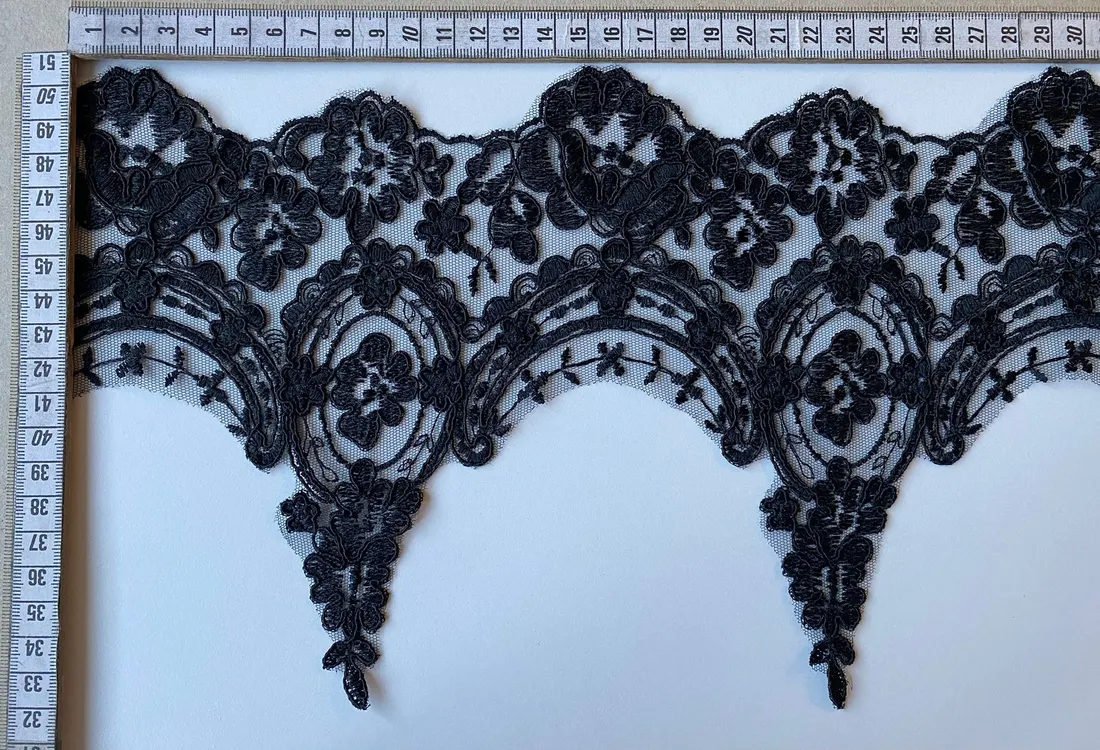 2995 Brode · Bant · Polyester · Kordlu · 24642 · Düz · Si̇yah