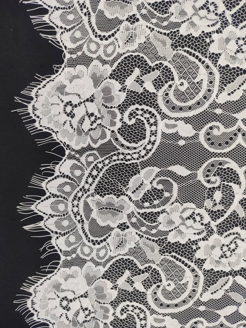 Dantel İthal Bant Naylon Sakallı Off White