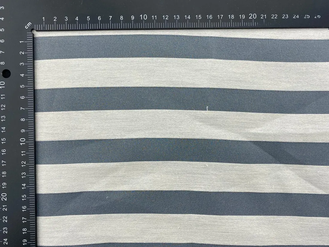 17524 Organze Kumaş · Yerli · Lez · Polyester · Çizgili · Siyah · 150 Cm