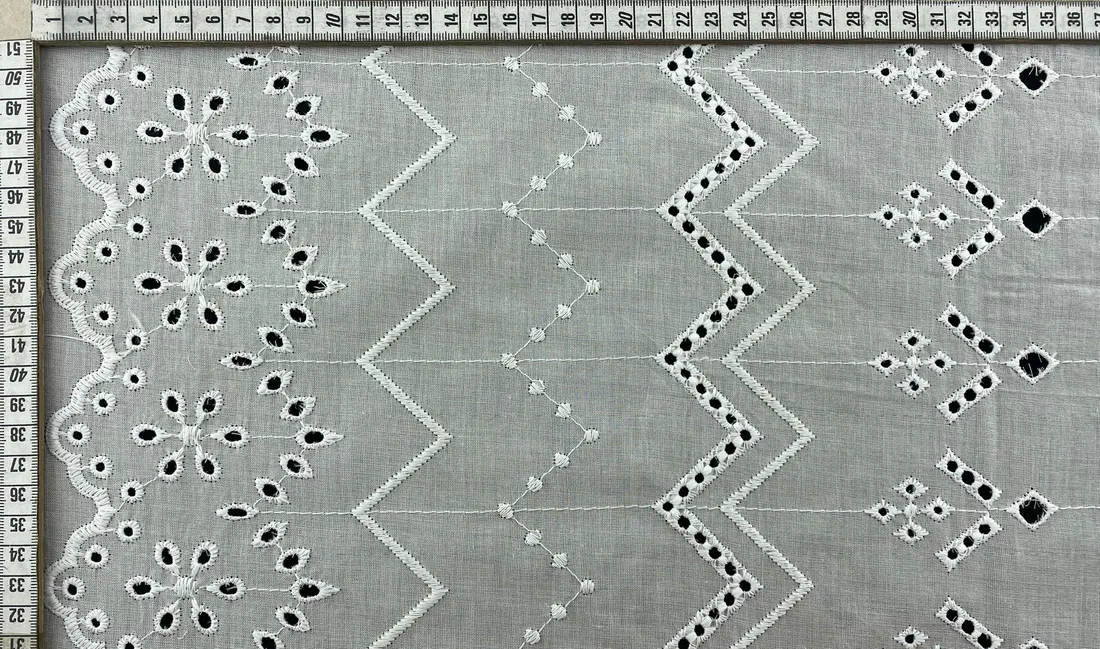 Kasar Vual Pamuk Polyester Brode, Yerli, 130 cm