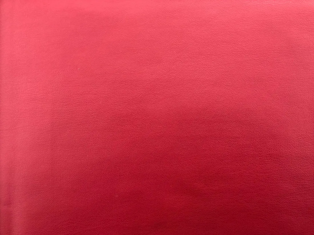 Kırmızı Zara Deri Kumaş (150 cm) | İthal Polyester Kumaş