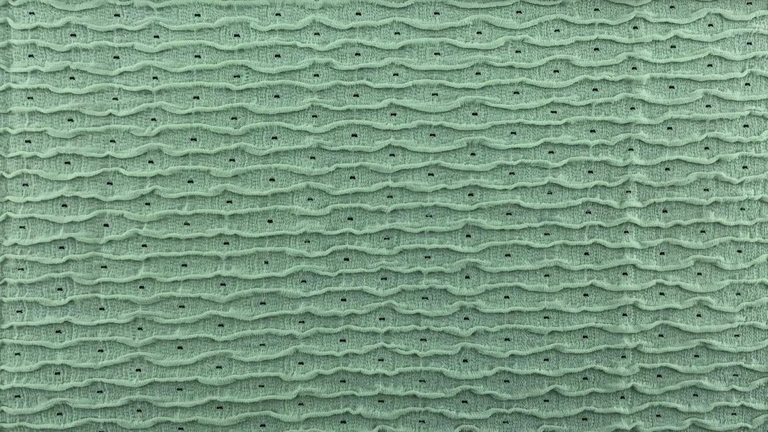 Mint Naylon Likralı Dantel, İthal, 105 cm