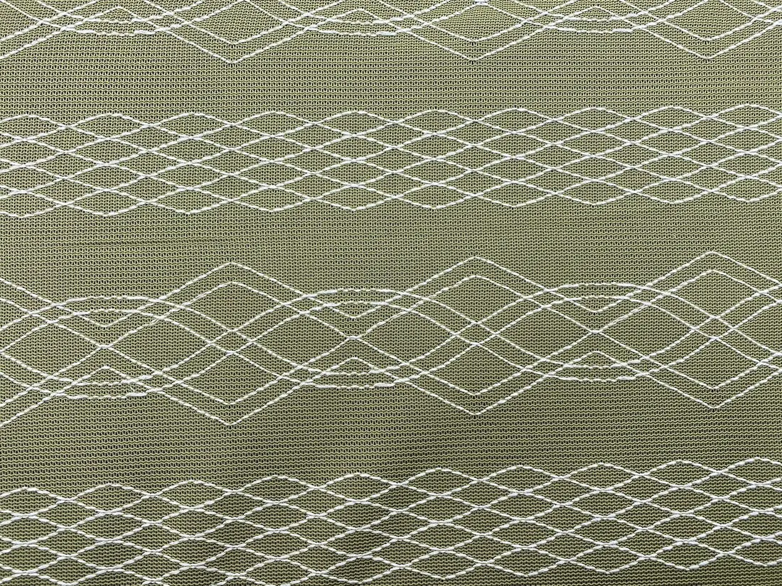 Yağ Yeşili Pamuk Polyester Dantel, Yerli, 145 cm