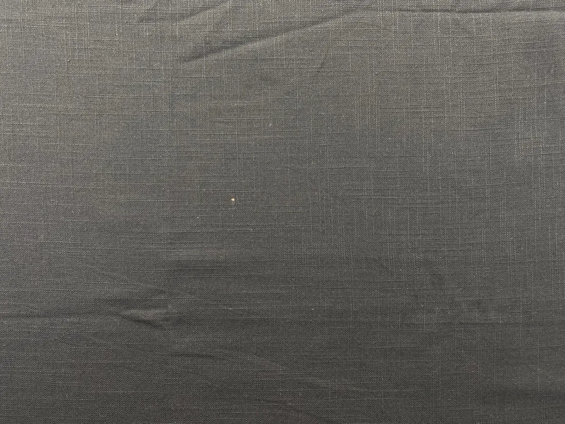 13252 Keten Kumaş · Yerli · Lez · Flamlı · Pamuk · Siyah · 150 Cm