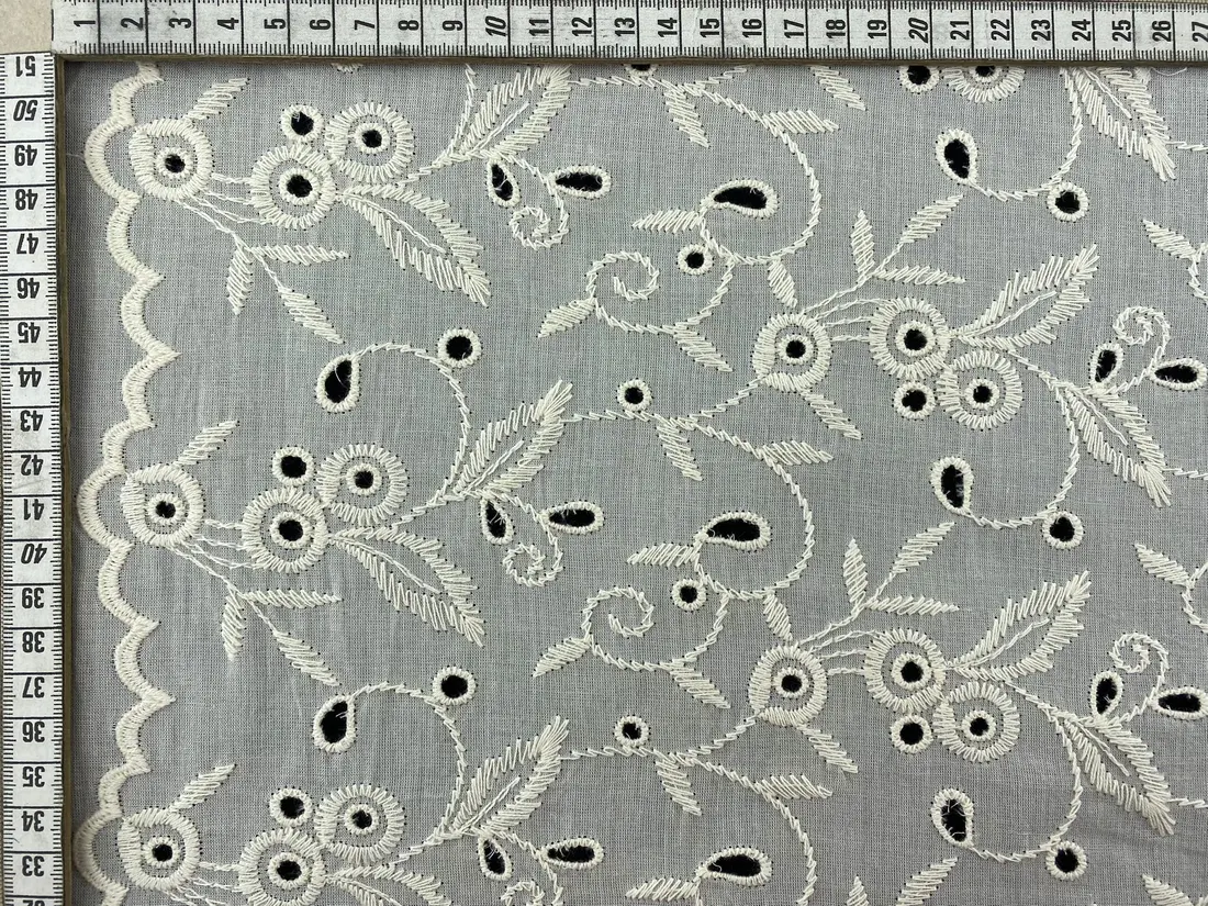 Bohrerli Yerli Brode Kasar Renk – Mat Polyester Vual Kumaş | 135 cm