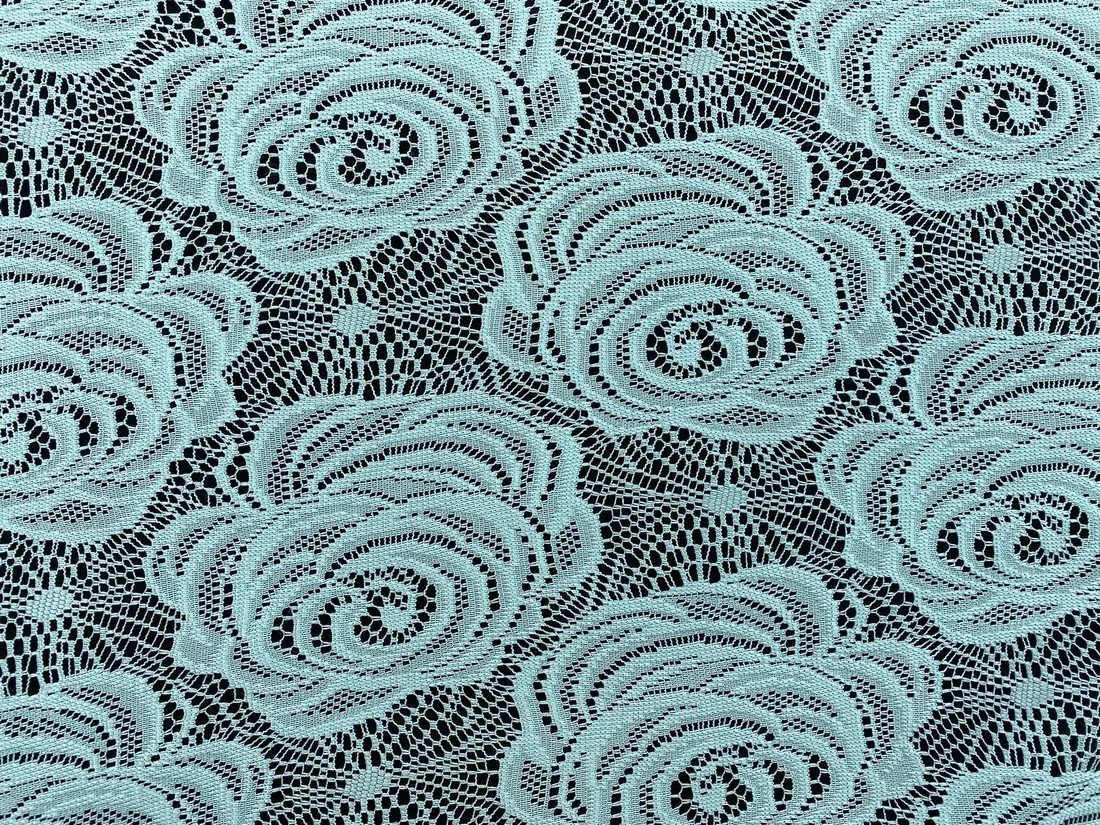 Mint Renk Polyester Dantel