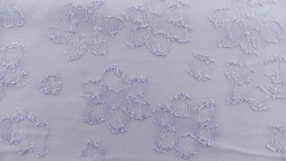 Yerli Lila Şifon Kumaş - Polyester, 145 cm