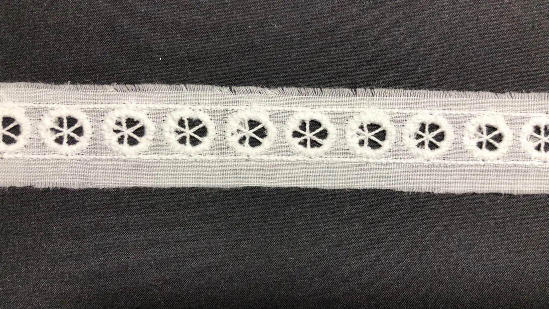 Kasar İşlemli Bohrerli Polyester Vual Brode Bant