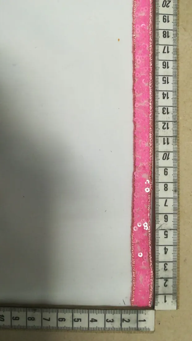 Neon Pembe Pullu İthal Bant, 1 cm