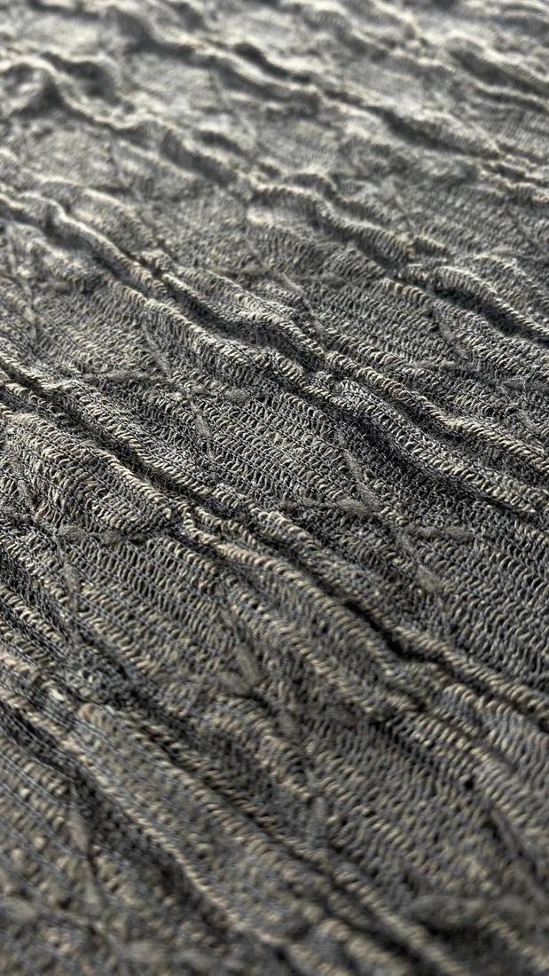 19588 Dantel Kumaş – Pamuk · Polyester – Kahve – Bürümcük – 160 cm