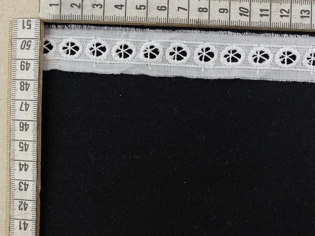 Terikoton Kasar Brode Bant, Polyester, 2 cm