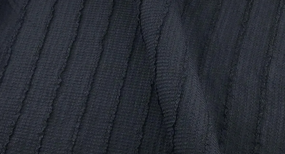 Siyah Likralı Naylon Dantel, 150 cm