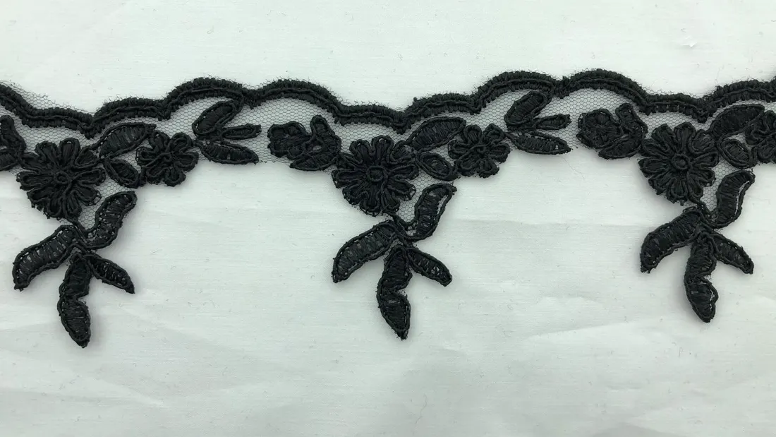 Brode · Yerli · Bant · Polyester · Kordeneli · Siyah · 7cm