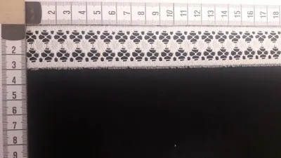 Düz Ham Güpürümsü Polyester Brode Bant