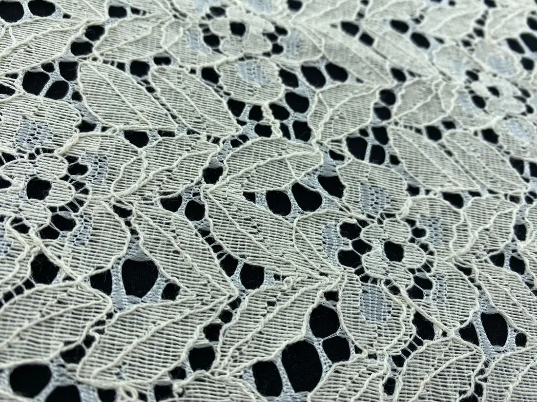 Pamuk Polyester Dantel, 150 cm, Yerli