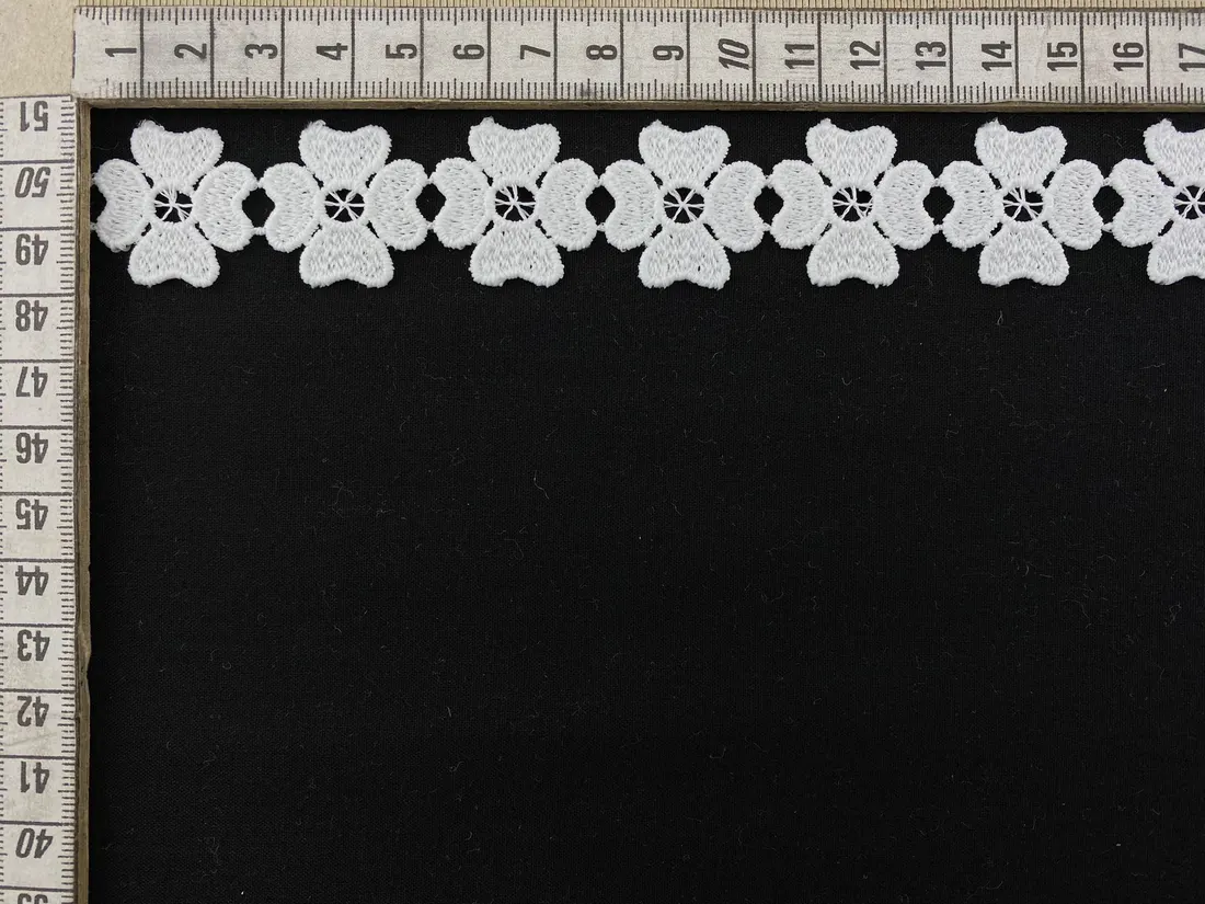 Ham Mat Polyester Güpür Brode Bant - 2,5 cm